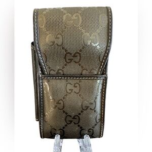 Gucci Bronze/Gold Cigarette Lipgloss card holder - Authentic - RARE